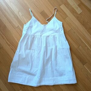 White Mini Sundress NWT